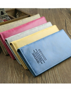 New Brand Long Design Wallets Fashion Genuine Leather Wallet Women